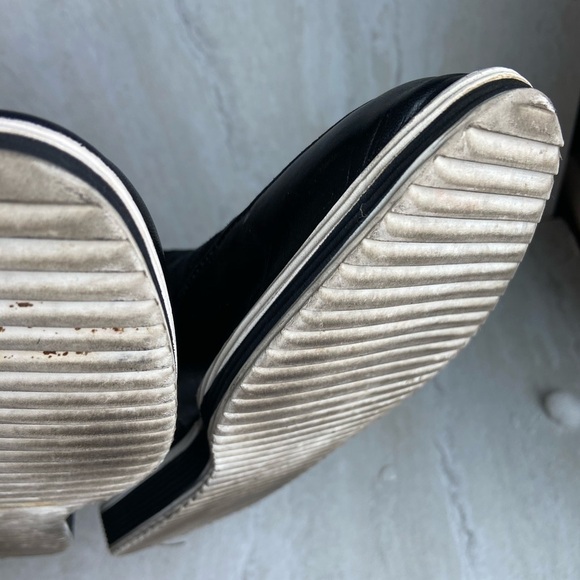 ** Karen Millen 37 6 black suede platform sneakers - Picture 3 of 8